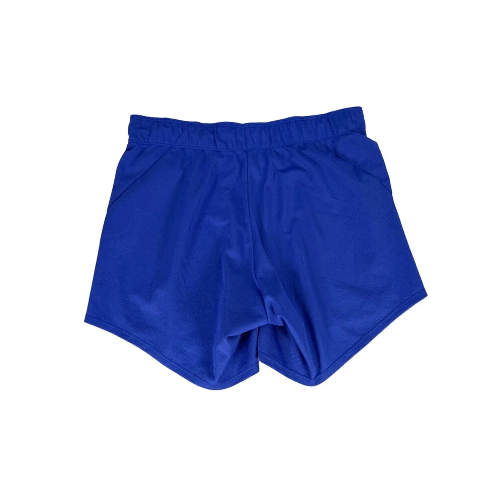 Nike Women's Blue Dri-Fit Unlined Tempo Athletic Shorts - S